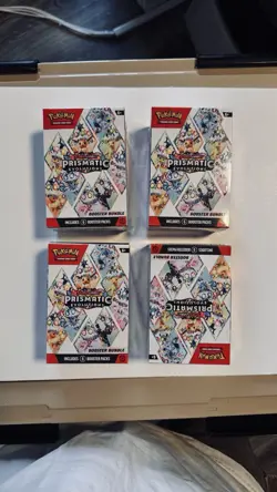 Pokemon TCG Prismatic Evolutions Booster Bundle x4 - BRAND NEW & SEALED - Image 1