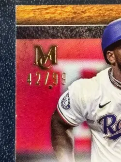2025 Topps Museum Collection Adolis Garcia Signature Swatches Dual Patch Auto/99 - Image 2