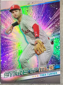2024- 2025 Topps Series Stars Of MLB Trea Turner Philadelphia Phillies Lot /4 - Image 4