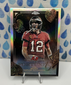 2025 Topps Chrome NFL Tom Brady Fortune 15 Refractor Buccaneers F15-35 - Image 1