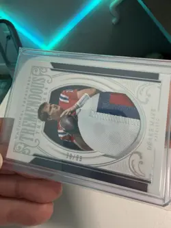 2025 Panini National Treasures Tremendous Treasures Drake Maye Patch /99 SSP - Image 3