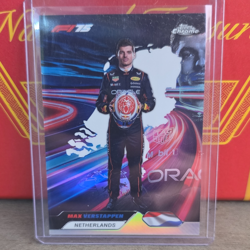 Topps Chrome 2025 Oracle Red Bull Max Verstappen Neon Nations NN-1 - Image 1