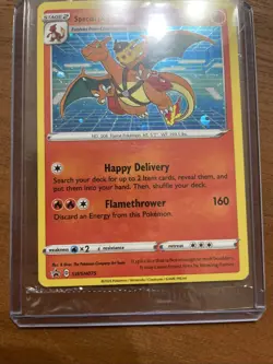 Special Delivery Charizard Pokemon Center Promo Card SEALED SWSH075 NM - Image 3