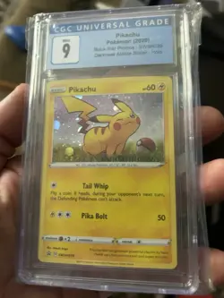 Pikachu SWSH039 Holo-25th Anniversary General Mills Promo Card - Image 1