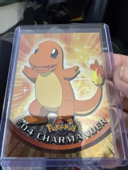 Charmander #04 Foil Topps TV Animation Black Label Pokemon Card - A53 - Image 1