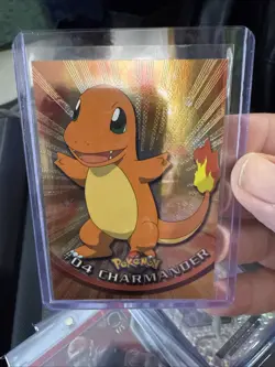 Charmander #04 Foil Topps TV Animation Black Label Pokemon Card - A53 - Image 2
