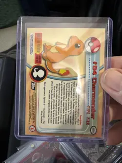 Charmander #04 Foil Topps TV Animation Black Label Pokemon Card - A53 - Image 3