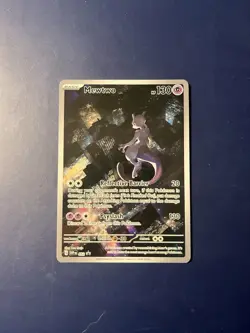 Pokemon TCG Mewtwo Holo 52 Black Star Promo Card NM - Image 1