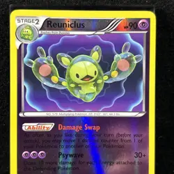 Reuniclus 57/114 Reverse Holo Pokemon Card - Black & White Base Set Pokemon TCG - Image 3