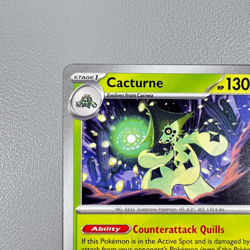 Pokemon TCG Card - Cacturne 6/198 Uncommon | 2023 Scarlet & Violet | NM/Mint - Image 3