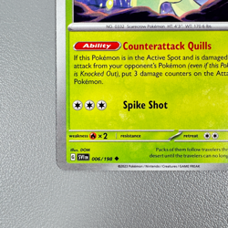 Pokemon TCG Card - Cacturne 6/198 Uncommon | 2023 Scarlet & Violet | NM/Mint - Image 4