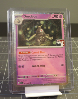 Dusclops - Prize Pack Series 7 - Shrouded Fable Cosmos Holo Pokemon Card NM - Image 1