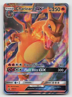 Charizard GX - SM211 - Pokemon Sun & Moon Promo Ultra Rare Card LP - Image 1