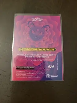 Dark Persian 2024 Blue Pokedex Vol. 3 Flash Edition #6 Limited Edition Card - Image 2