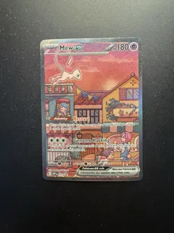 Pokemon TCG Mew EX 053 Holo Black Star Promo Card Scarlet Violet - Image 1