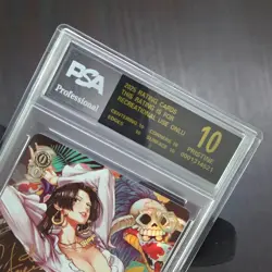 One Piece BOA HANCOCK Sexy Seductive Blouse Holo Foil TCG Card Custom Slab SB33 - Image 5