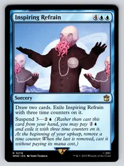 Inspiring Refrain R Universes Beyond: Doctor Who 216 NM MTG Magic TCG - Image 1