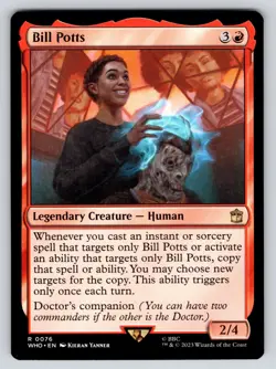 Bill Potts R Universes Beyond: Doctor Who 76 NM MTG Magic TCG - Image 1