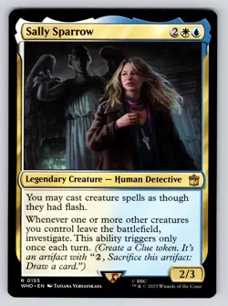 Sally Sparrow R Universes Beyond: Doctor Who 155 NM MTG Magic TCG - Image 1