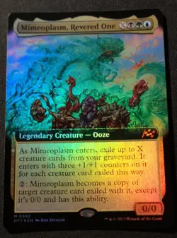 Mimeoplasm, Revered One - Foil - Extended Art - DFT - MTG - NM - EN - 0392 - Image 1
