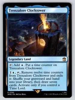 Trenzalore Clocktower R Universes Beyond: Doctor Who 190 NM MTG Magic TCG - Image 1