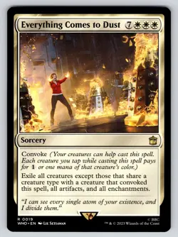 Everything Comes to Dust R Universes Beyond: Doctor Who 19 NM MTG Magic TCG - Image 1