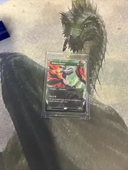 MTG Hulking Raptor (Borderless Foil) - The Lost Caverns of Ixalan (LCI) #327 MTG - Image 4