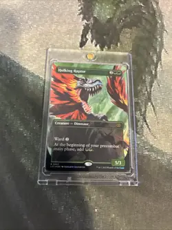 MTG Hulking Raptor (Borderless Foil) - The Lost Caverns of Ixalan (LCI) #327 MTG - Image 5