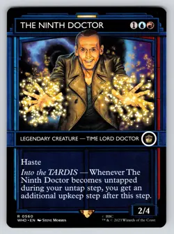 The Ninth Doctor (Showcase) R Universes Beyond: Doctor Who 560 NM MTG Magic TCG - Image 1