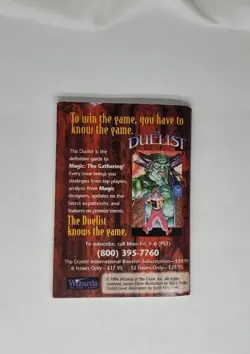 Magic Gathering (Mtg) - 5th Fifth Edition Rulebook Booklet Guide Vintage Retro - Image 2