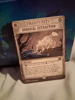 mtg breaking news Surgical Extraction, Outlaws of Thunder Junction, unplayed - Image 1