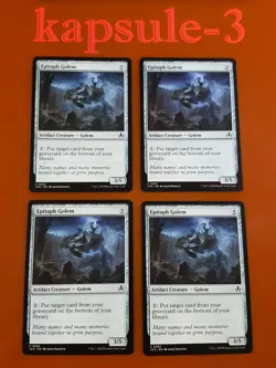 4x Epitaph Golem | Innistrad Remastered | MTG Magic Cards - Image 1