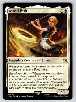 Astrid Peth R Universes Beyond: Doctor Who 11 NM MTG Magic TCG - Image 1