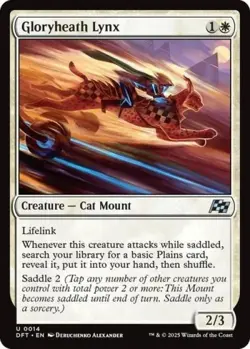 Gloryheath Lynx -Foil Near Mint MTG Aetherdrift - Image 1