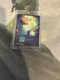 MTG Forest (0291 Foil) The Lost Caverns of Ixalan (LCI) #291 Magic the Gathering - Image 4