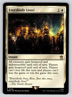 Everybody Lives! R Universes Beyond: Doctor Who 18 NM MTG Magic TCG - Image 1
