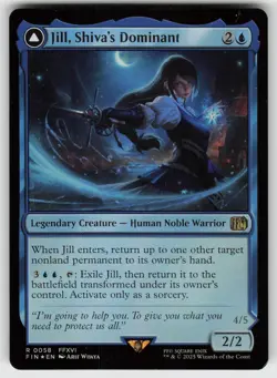 Jill, Shiva's Dominant Foil R FINAL FANTASY 58 MTG - Image 1