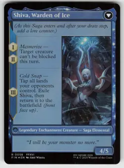 Jill, Shiva's Dominant Foil R FINAL FANTASY 58 MTG - Image 2