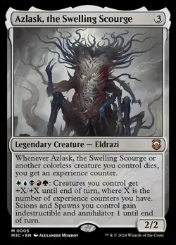Azlask, the Swelling Scourge - Foil Light Play, English Magic the Gathering MTG - Image 1