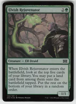 Elvish Rejuvenator Foil C Double Masters 2022 144 MTG - Image 1