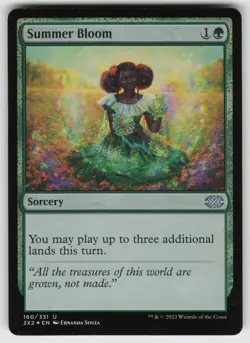 Summer Bloom Foil U Double Masters 2022 160 MTG - Image 1
