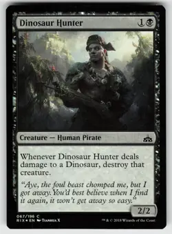 Dinosaur Hunter Foil C Rivals of Ixalan 67 MTG - Image 1