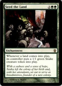 2005 MTG Saviors of Kamigawa Seed the Land #146 LP - Image 1