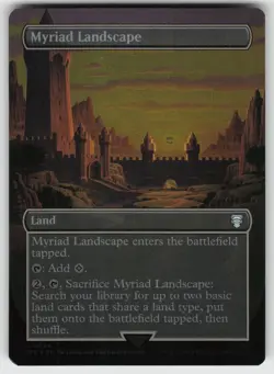 Myriad Landscape (Borderless) Foil U Commander: The Lord of the Rings: MTG - Image 1