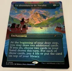 🌟 Sylvan Library La Abundancia de Yucahu NALAC 🌈 FOIL MTG SECRET LAIR 🌟 - Image 1