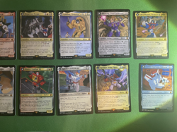 MTG - Transformers (BOT) - Complete Set (#1-15)w/ Ravage & Laserbeak Tokens foil - Image 4