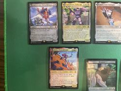 MTG - Transformers (BOT) - Complete Set (#1-15)w/ Ravage & Laserbeak Tokens foil - Image 5