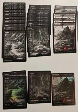 Lot of 63 Crimson Vow MTG Magic FULL ART Land - Image 2