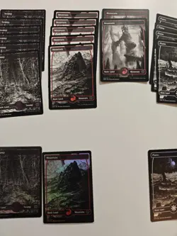 Lot of 63 Crimson Vow MTG Magic FULL ART Land - Image 3