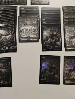 Lot of 63 Crimson Vow MTG Magic FULL ART Land - Image 5